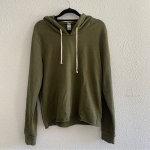 Alternative apparel rough hem hoodie